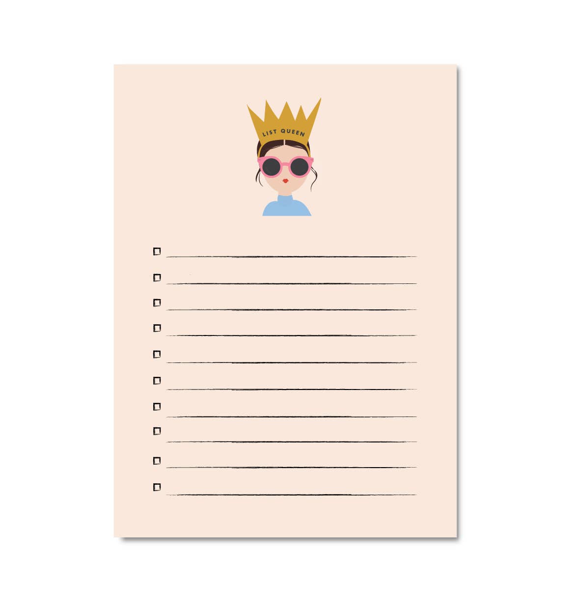 List Queen Notepad - Jennie Dots