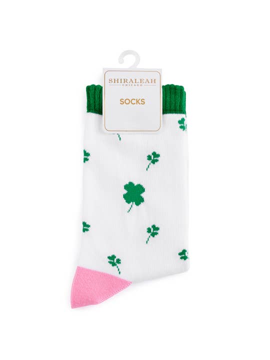 LUCKY SHAMROCK SOCKS - Jennie Dots