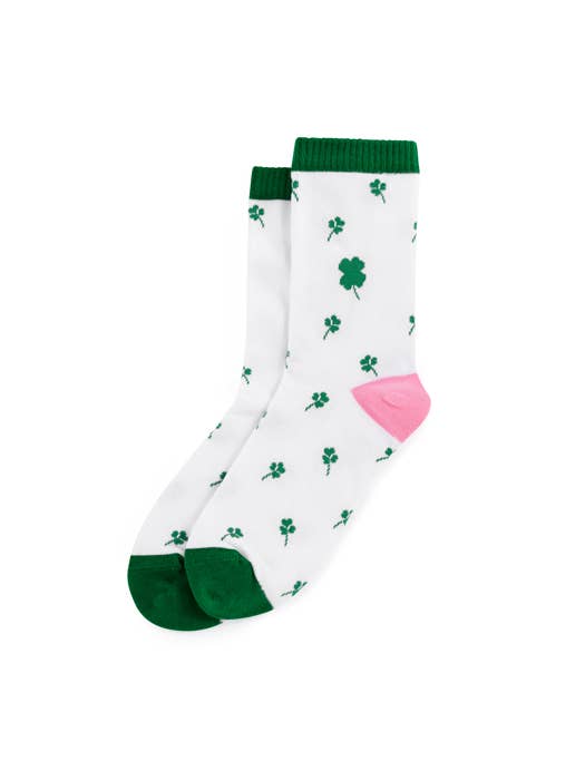 LUCKY SHAMROCK SOCKS - Jennie Dots