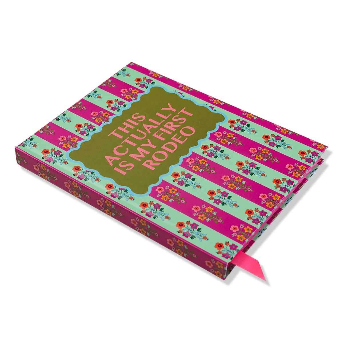 Colorful Notebook - Rodeo with floral design, perfect for writing and doodling.