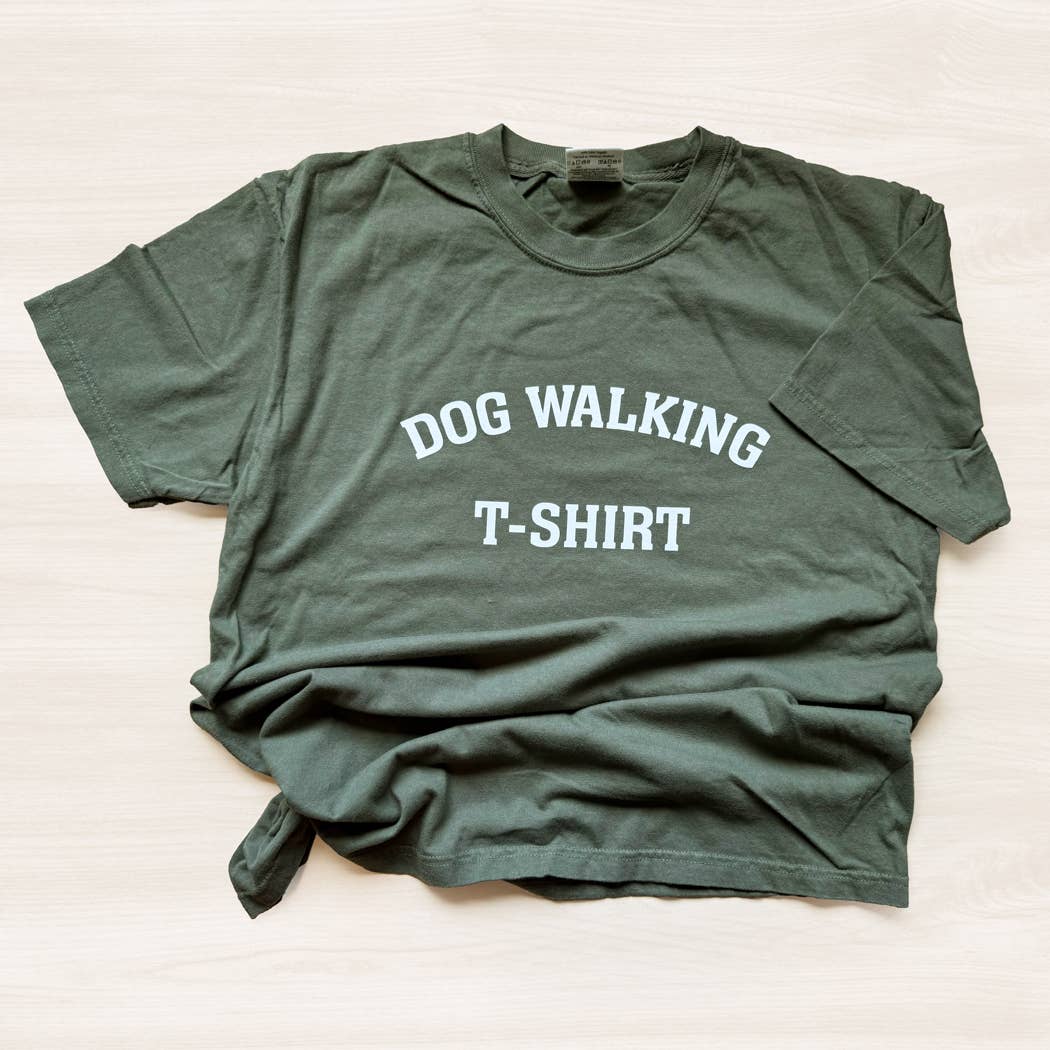 Poppy & Lou - Dog Walking T-Shirt – Fall Colors Collection - Jennie Dots