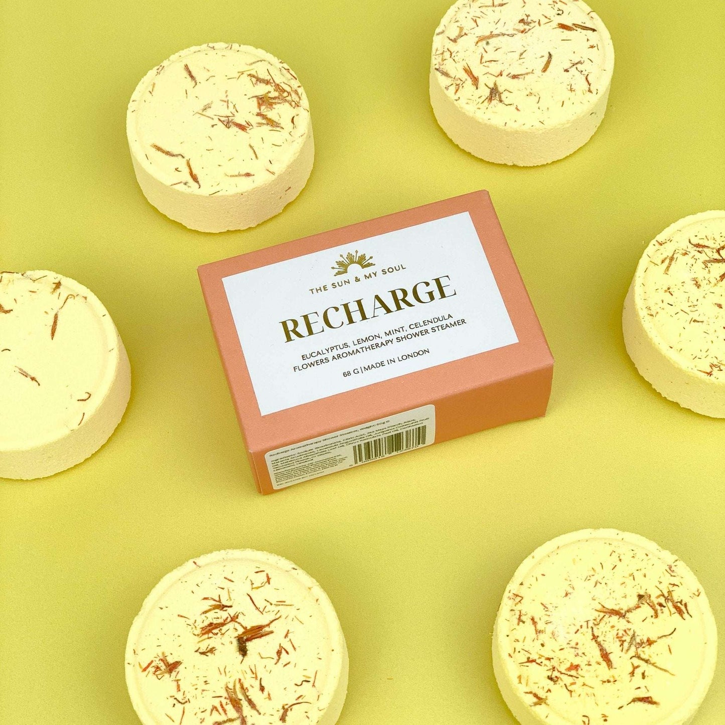 Recharge Aromatherapy Shower Steamer⎜Lavender, Citrus Scent - Jennie Dots