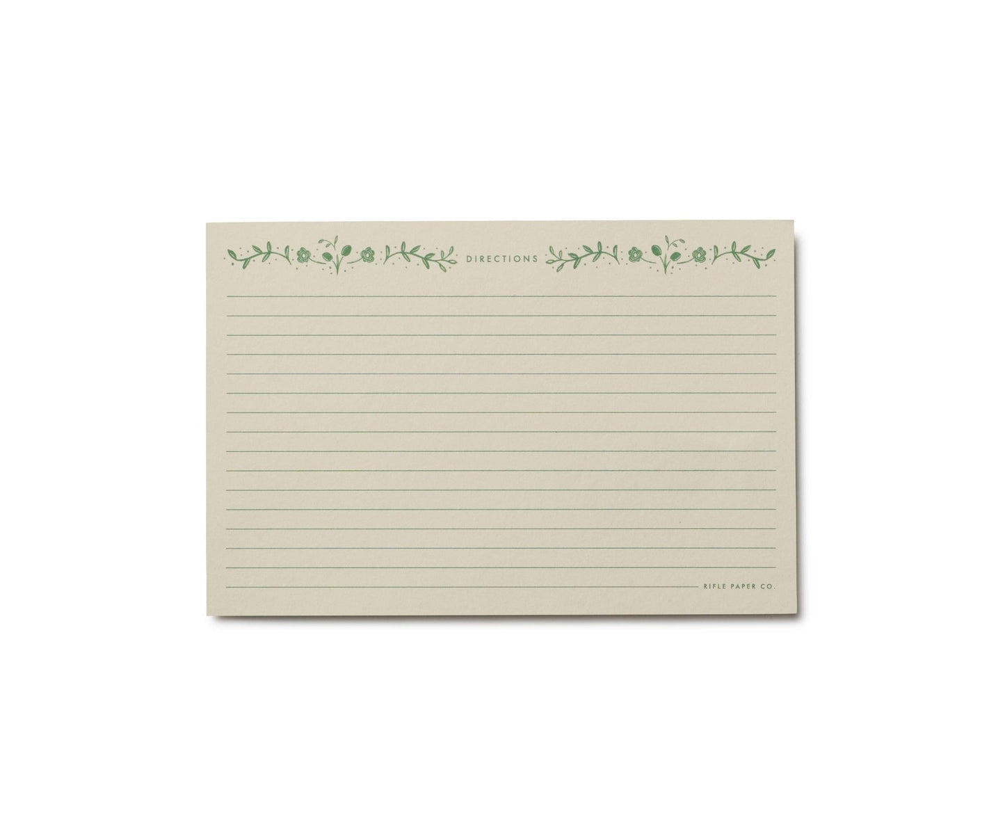 Rifle Paper Co. - Pack of 12 Artichoke Recipe Cards - Jennie Dots