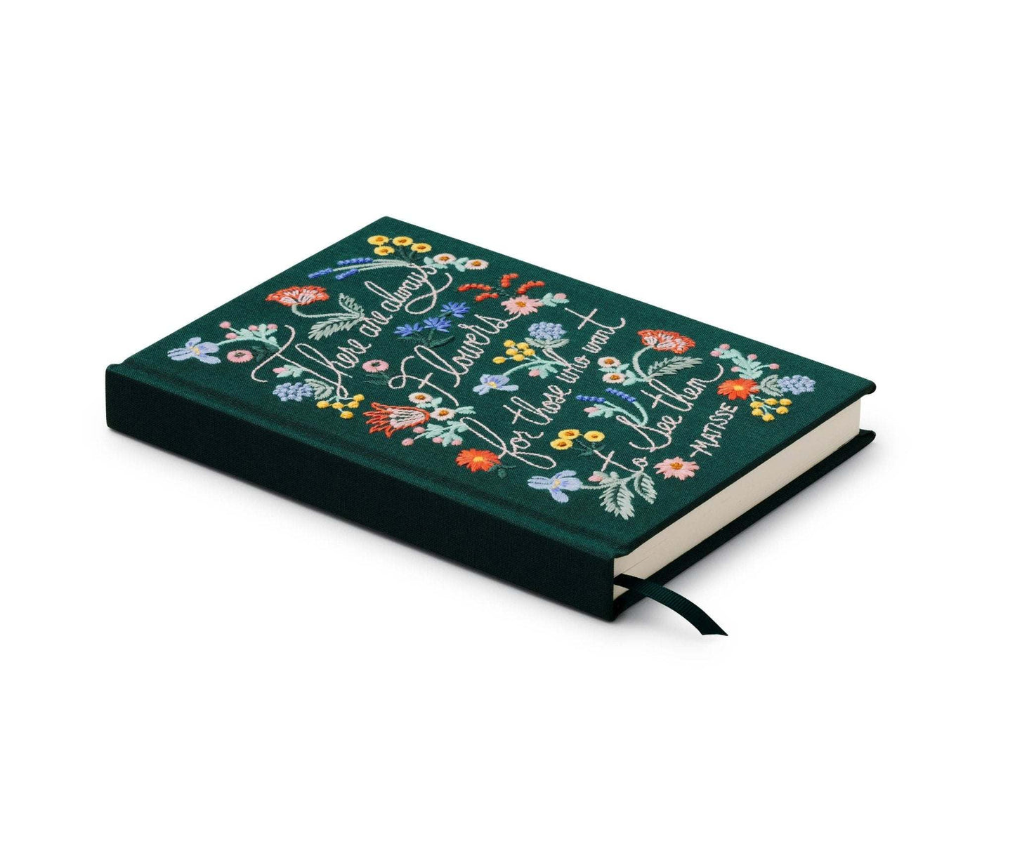 Rifle Paper Co. - There Are Always Flowers Embroidered Journal - Jennie Dots