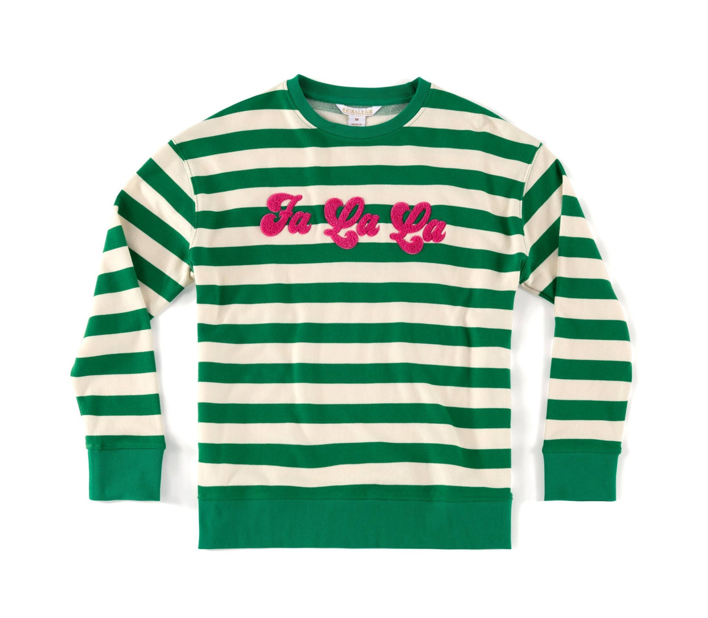 Shiraleah FA LA LA" Holiday Sweatshirt - Jennie Dots