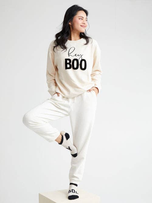 Shiraleah - HEY BOO CLASSIC SWEATSHIRT - Jennie Dots