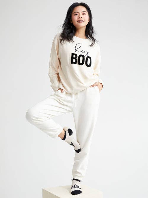 Shiraleah - HEY BOO CLASSIC SWEATSHIRT - Jennie Dots