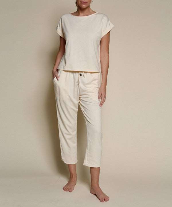 Short Sleeve Hemp Set - Jennie Dots