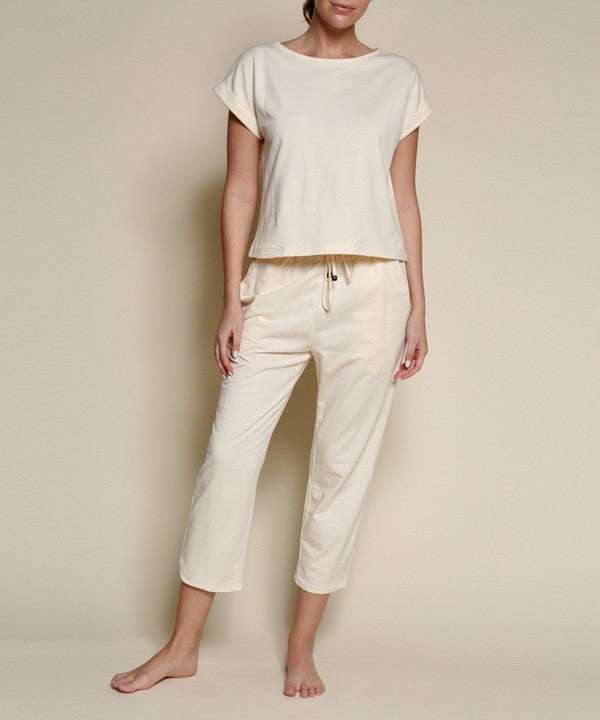 Short Sleeve Hemp Set - Jennie Dots