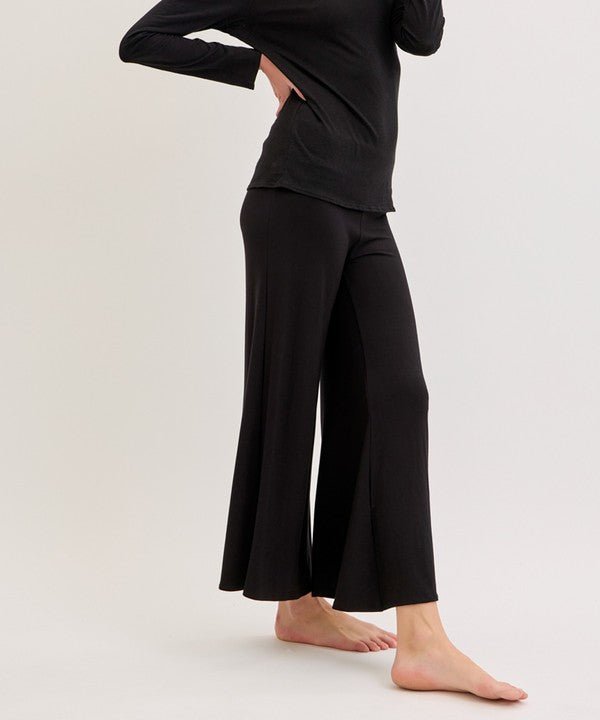 Bamboo Palazzo Pants | Ankle Length Palazzo | Jennie Dots