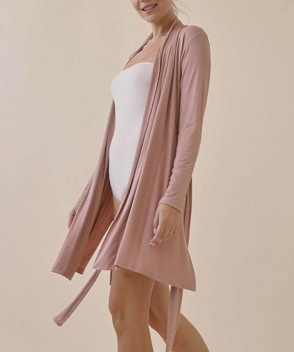Studio Ko Bamboo Her Robe Cardigan - Jennie Dots