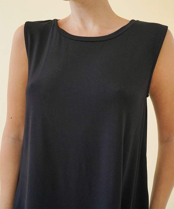 Studio Ko Bamboo Muscle Tank - Jennie Dots