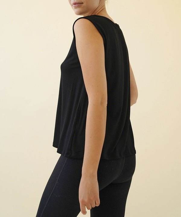 Studio Ko Bamboo Muscle Tank - Jennie Dots