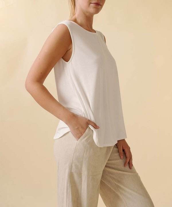Studio Ko Bamboo Muscle Tank - Jennie Dots