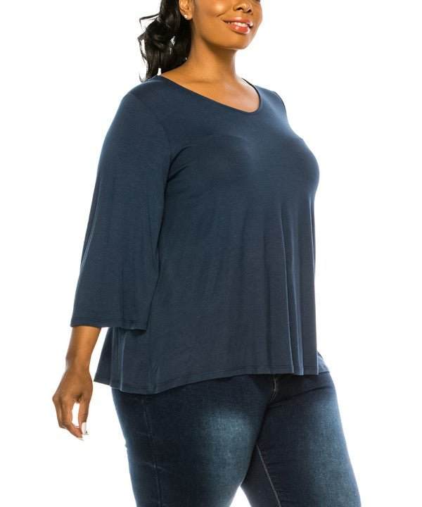 Studio Ko Bamboo Top - Curvy - Jennie Dots