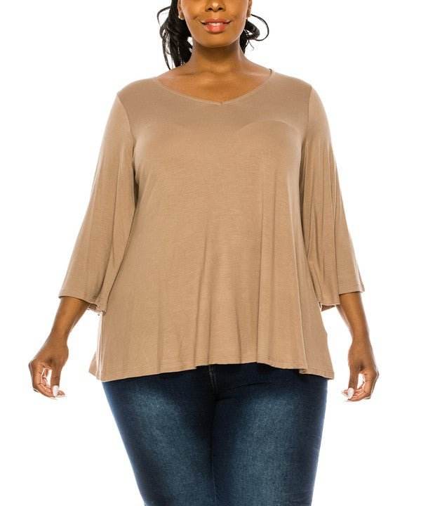 Studio Ko Bamboo Top - Curvy - Jennie Dots