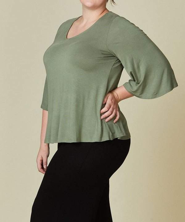 Studio Ko Bamboo Top - Curvy - Jennie Dots