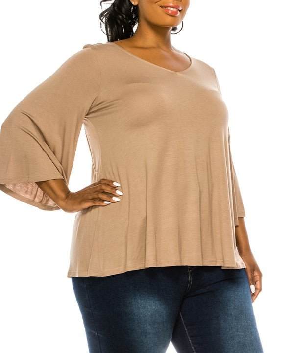 Studio Ko Bamboo Top - Curvy - Jennie Dots