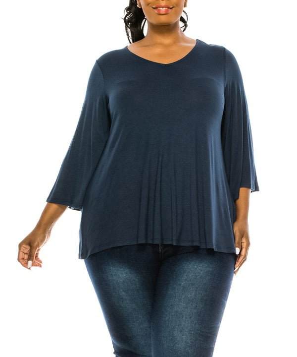 Studio Ko Bamboo Top - Curvy - Jennie Dots