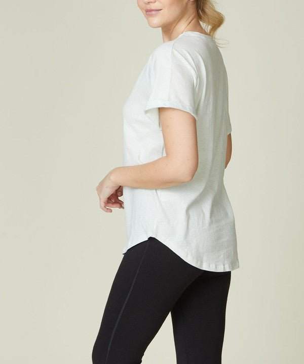 Studio Ko Cotton Jersey Short Sleeve Tee - Jennie Dots