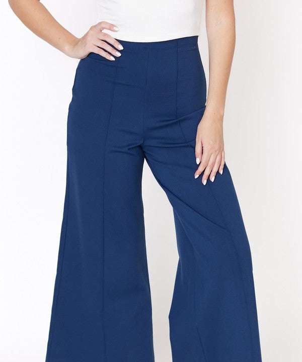 Studio Ko Ponte Wide Keg Full Length Pants - Jennie Dots