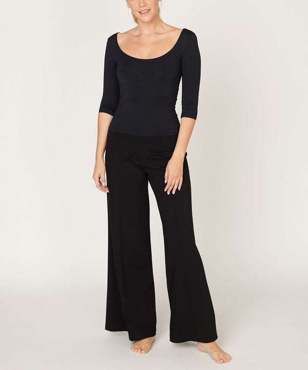 Studio Ko Ponte Wide Keg Full Length Pants - Jennie Dots