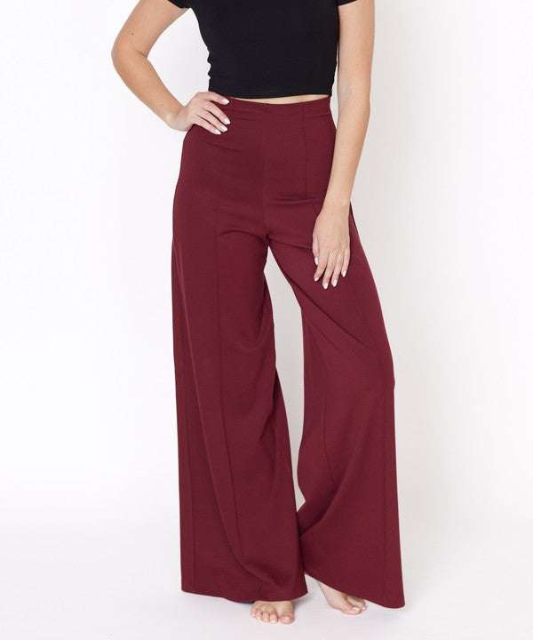 Studio Ko Ponte Wide Keg Full Length Pants - Jennie Dots