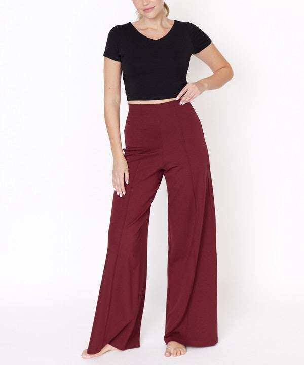 Studio Ko Ponte Wide Keg Full Length Pants - Jennie Dots