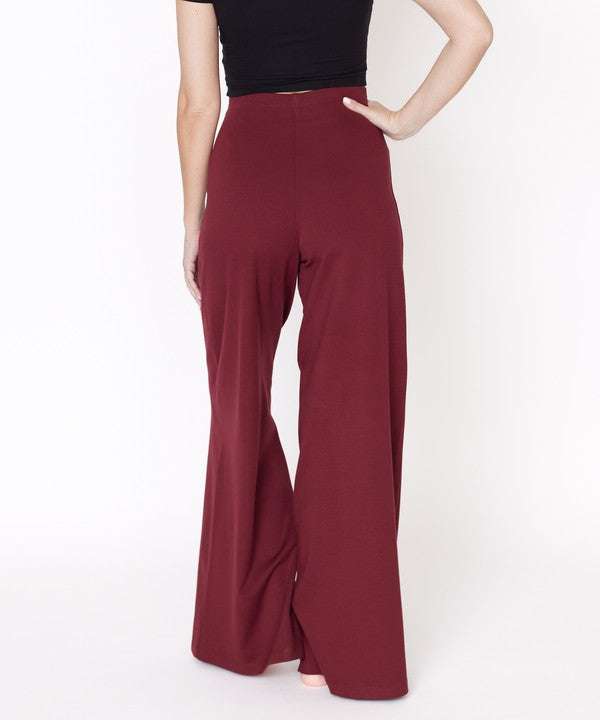 Studio Ko Ponte Wide Keg Full Length Pants - Jennie Dots