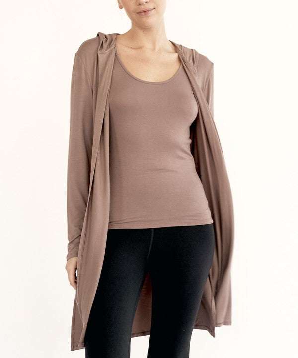 Studio Ko Slim Cardigan with Hood - Jennie Dots