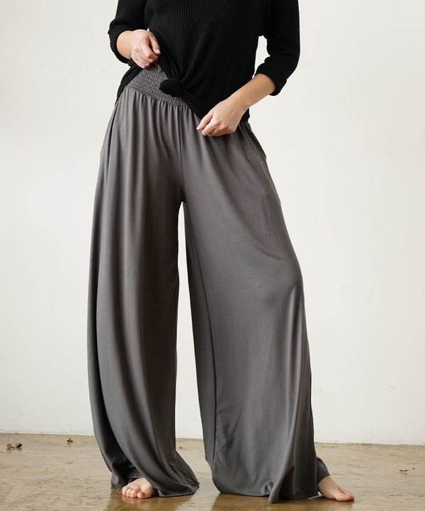 Studio Ko Smocked Palazzo Pant - Jennie Dots
