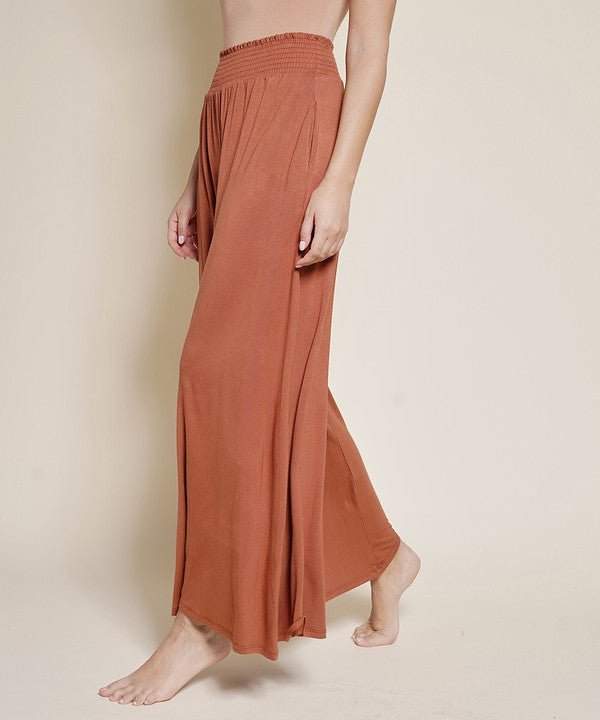 Studio Ko Smocked Palazzo Pant - Jennie Dots