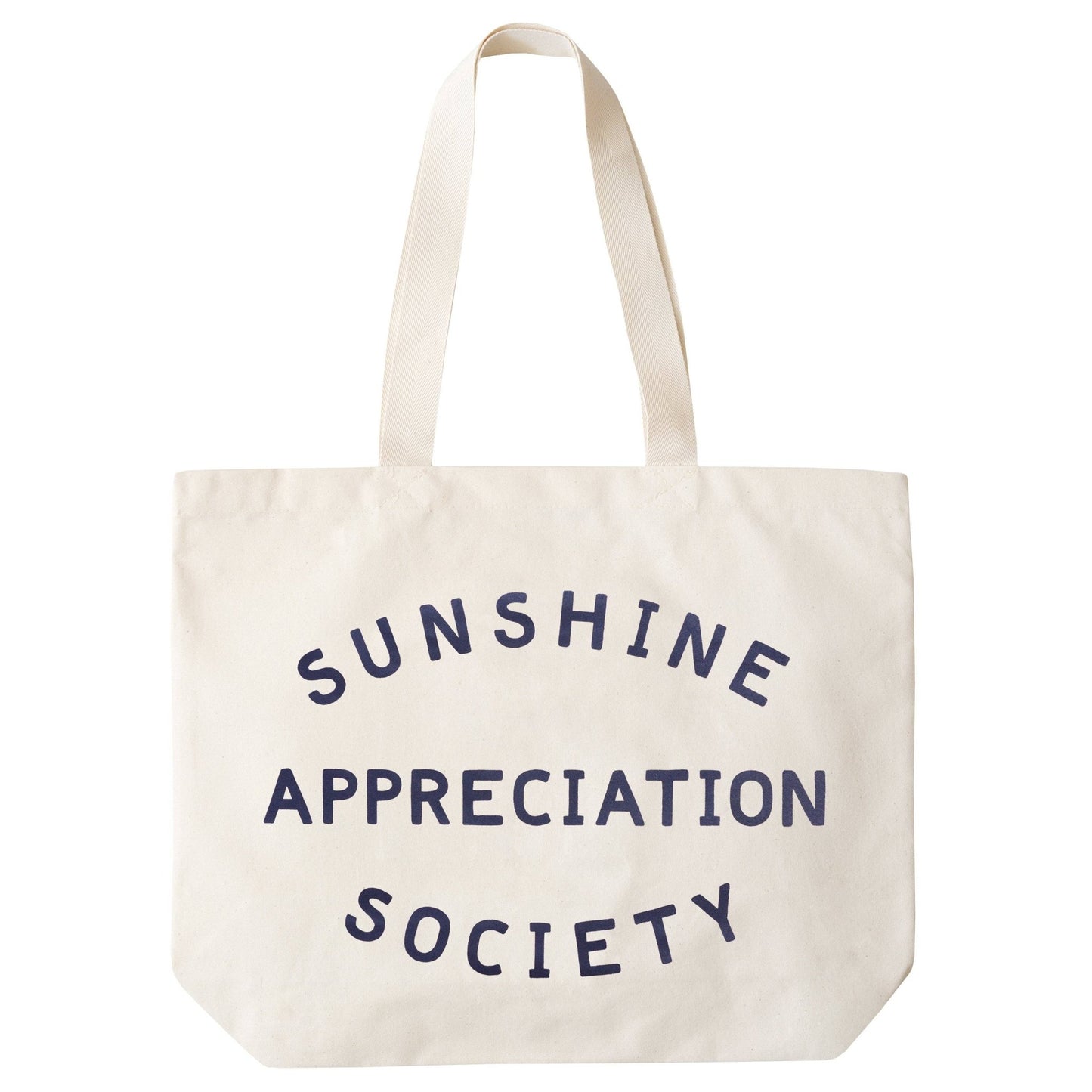 Sunshine Appreciation Society - Big Canvas Tote Bag - Jennie Dots