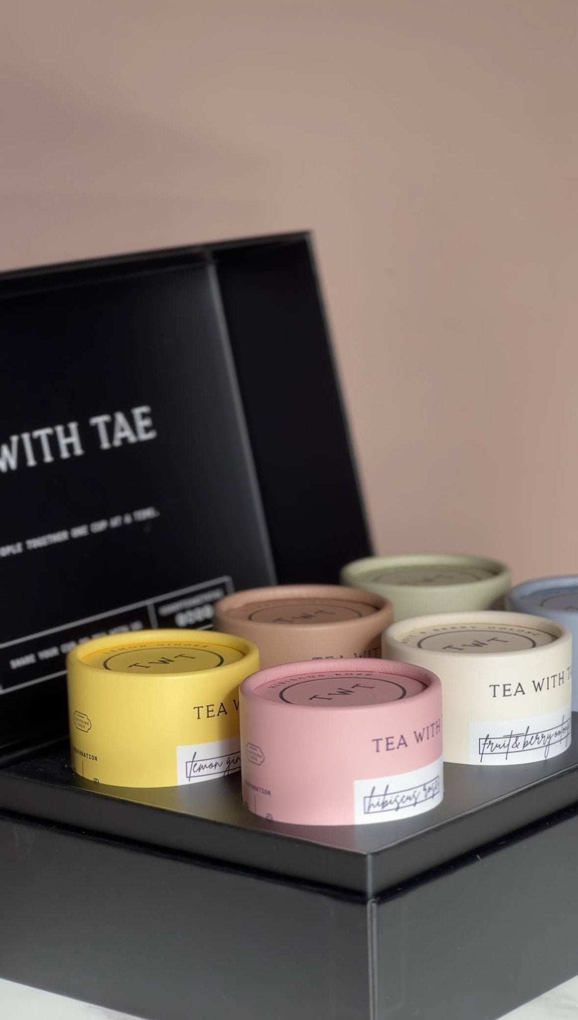 Tea with Tae - Spring + Mother's Day Tea Bento Box (tea gift set) - Jennie Dots