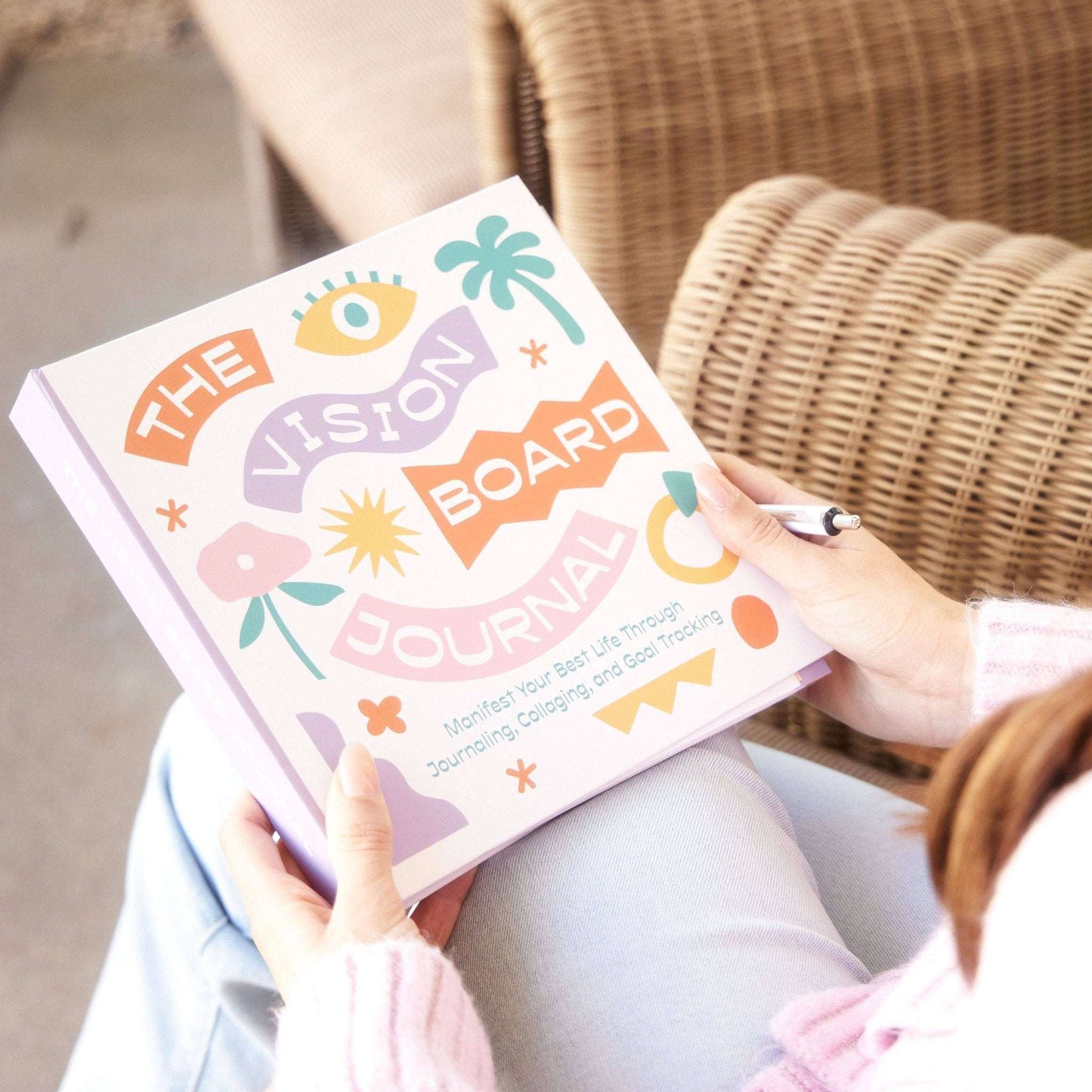 The Vision Board Journal Guided Journal - Jennie Dots