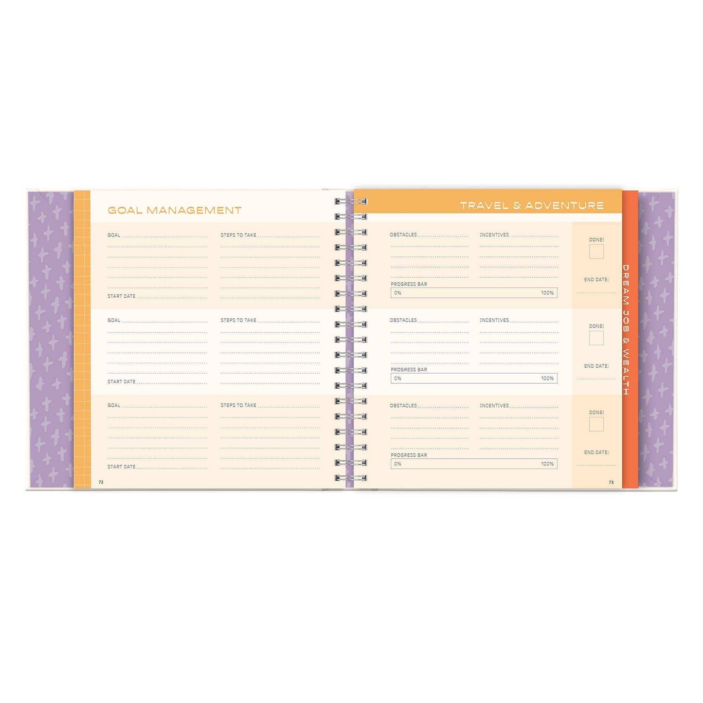 The Vision Board Journal Guided Journal - Jennie Dots
