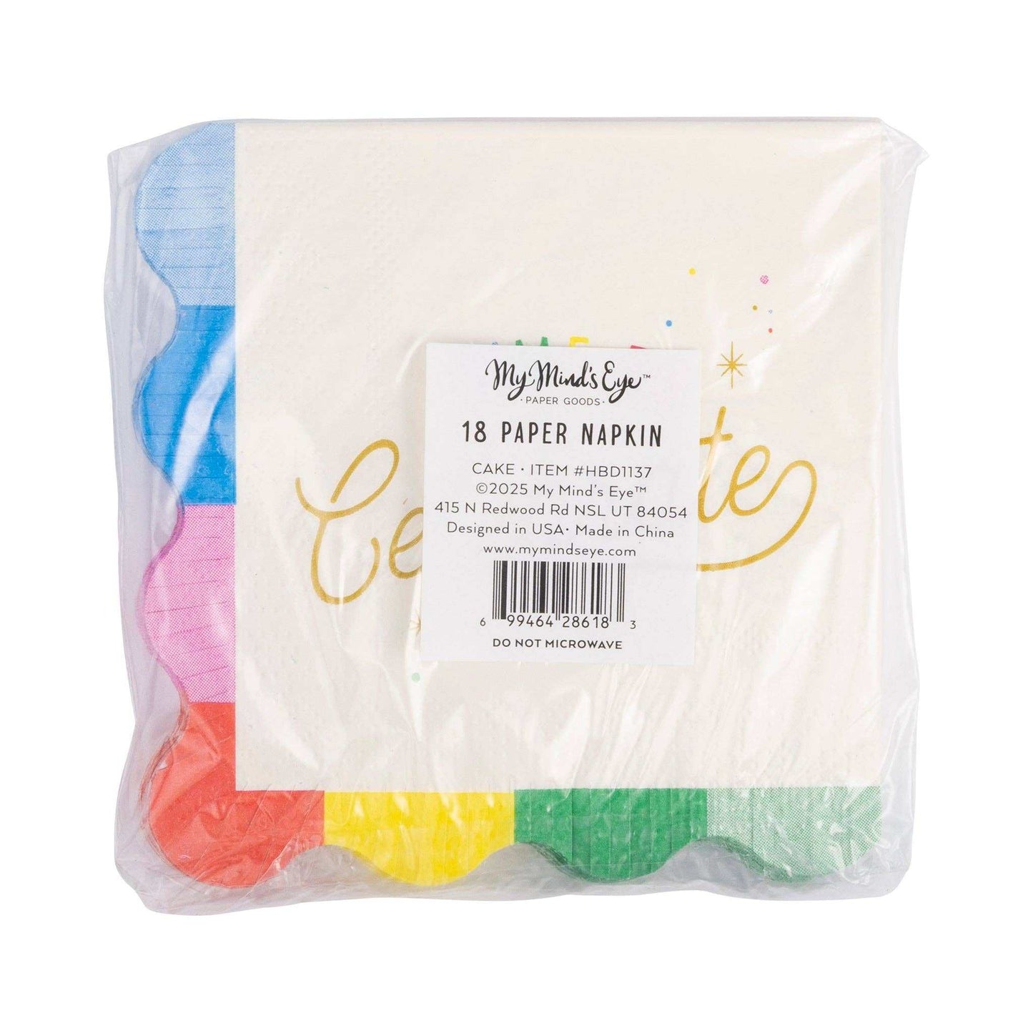 Time to Celebrate Cocktail Napkin - Jennie Dots