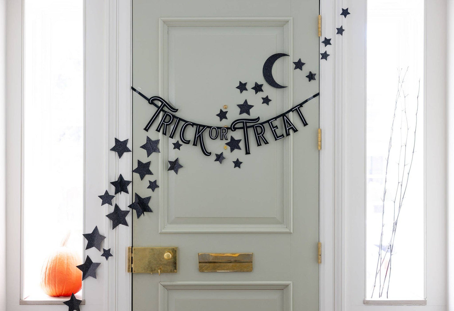 Trick or Treat Felt Banner - Jennie Dots