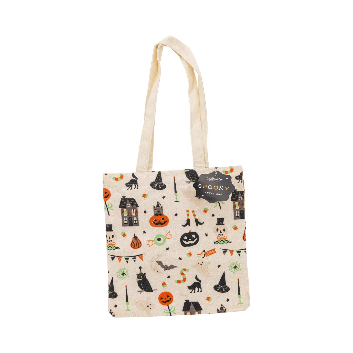 Tricks & Treats Canvas Tote Bag - Jennie Dots