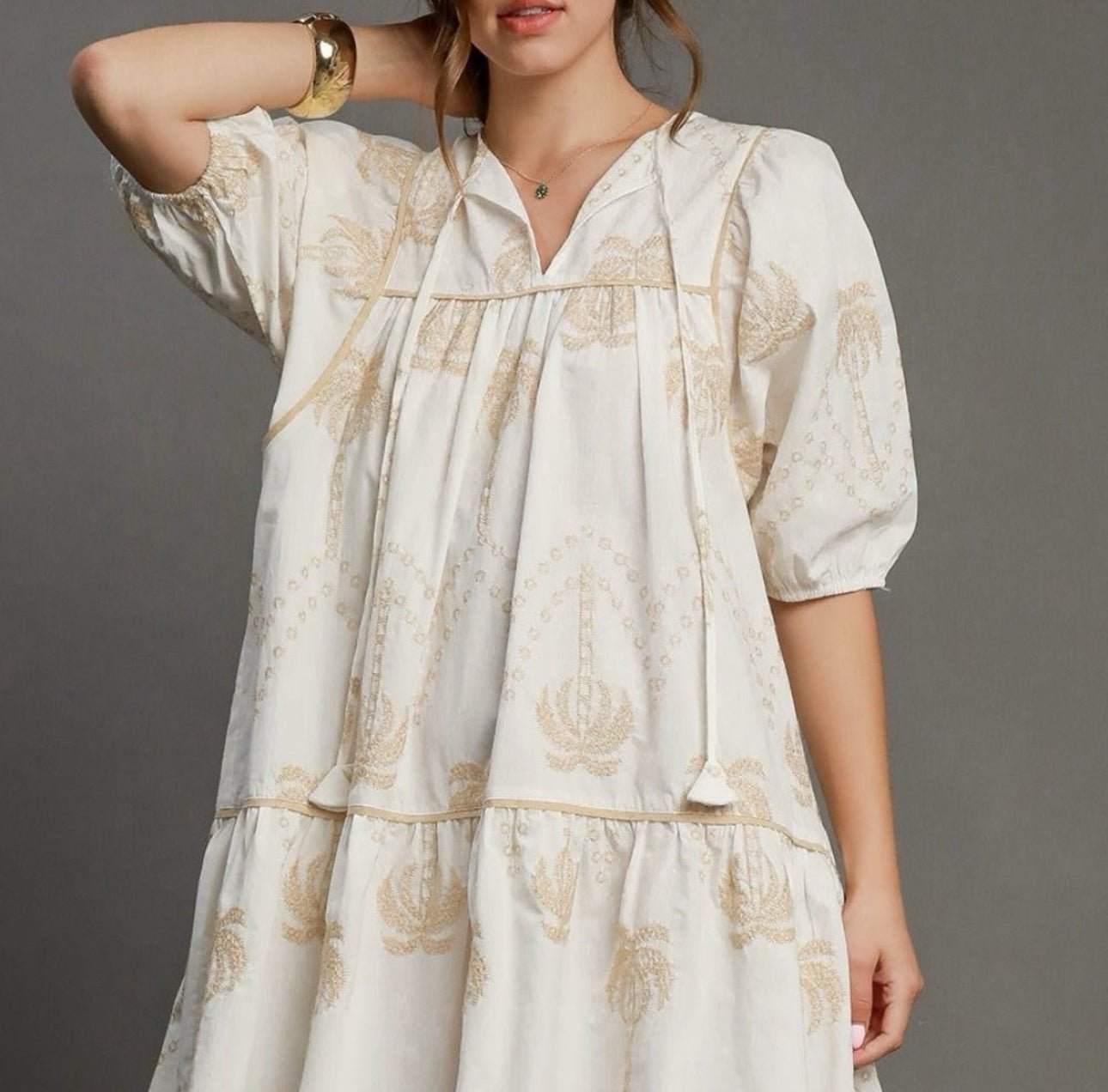Umgee Boho Dress - Jennie Dots