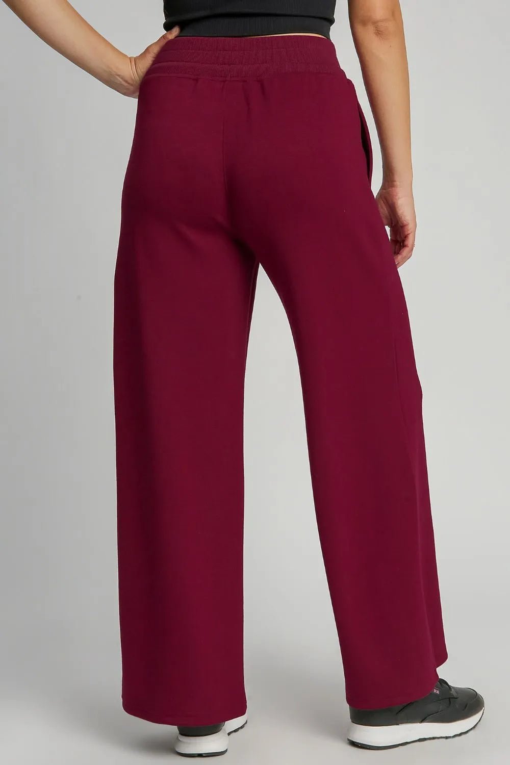 Umgee Full Size Drawstring Wide Leg Pants with Pockets - Jennie Dots