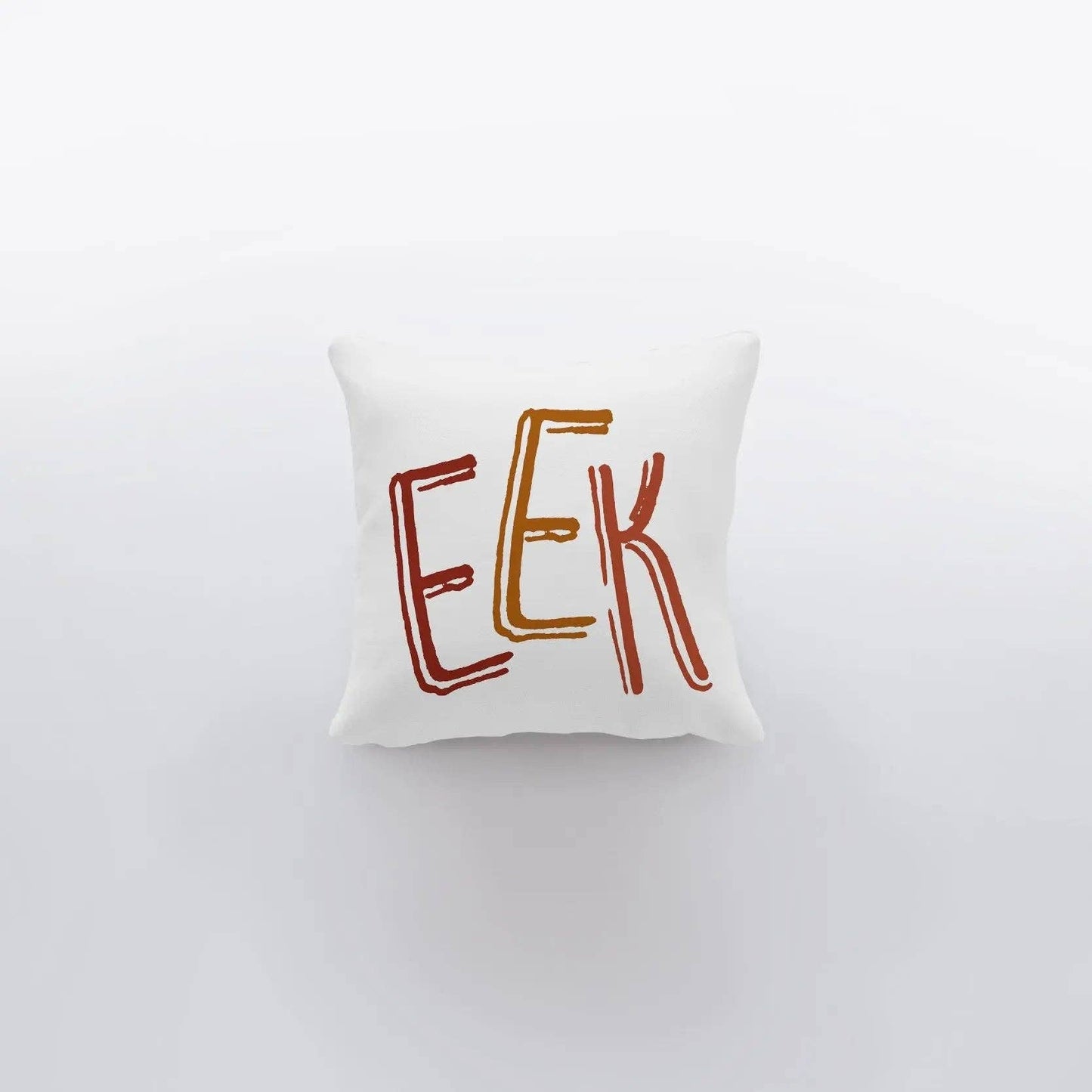 UniikPillows - MINI EEK on White Pillow - Jennie Dots