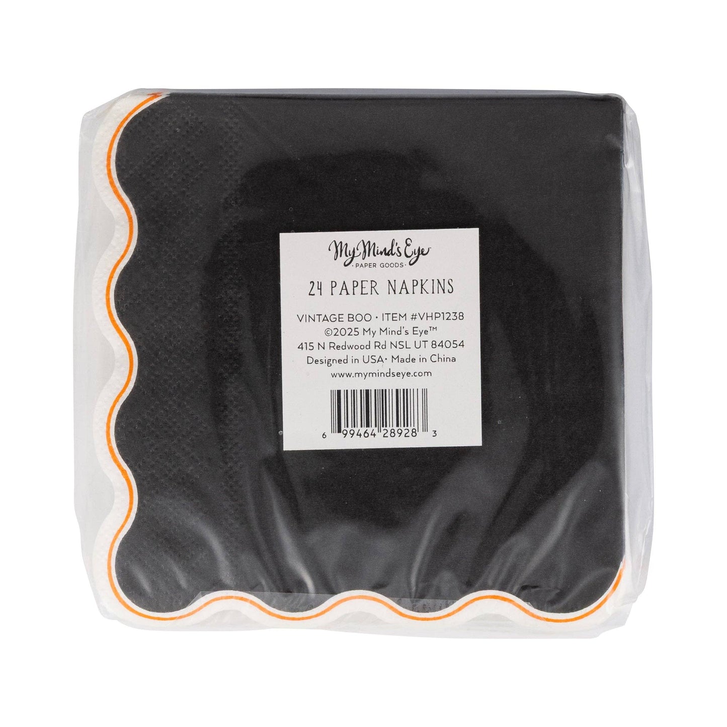 Vintage Boo Cocktail Napkin - Jennie Dots