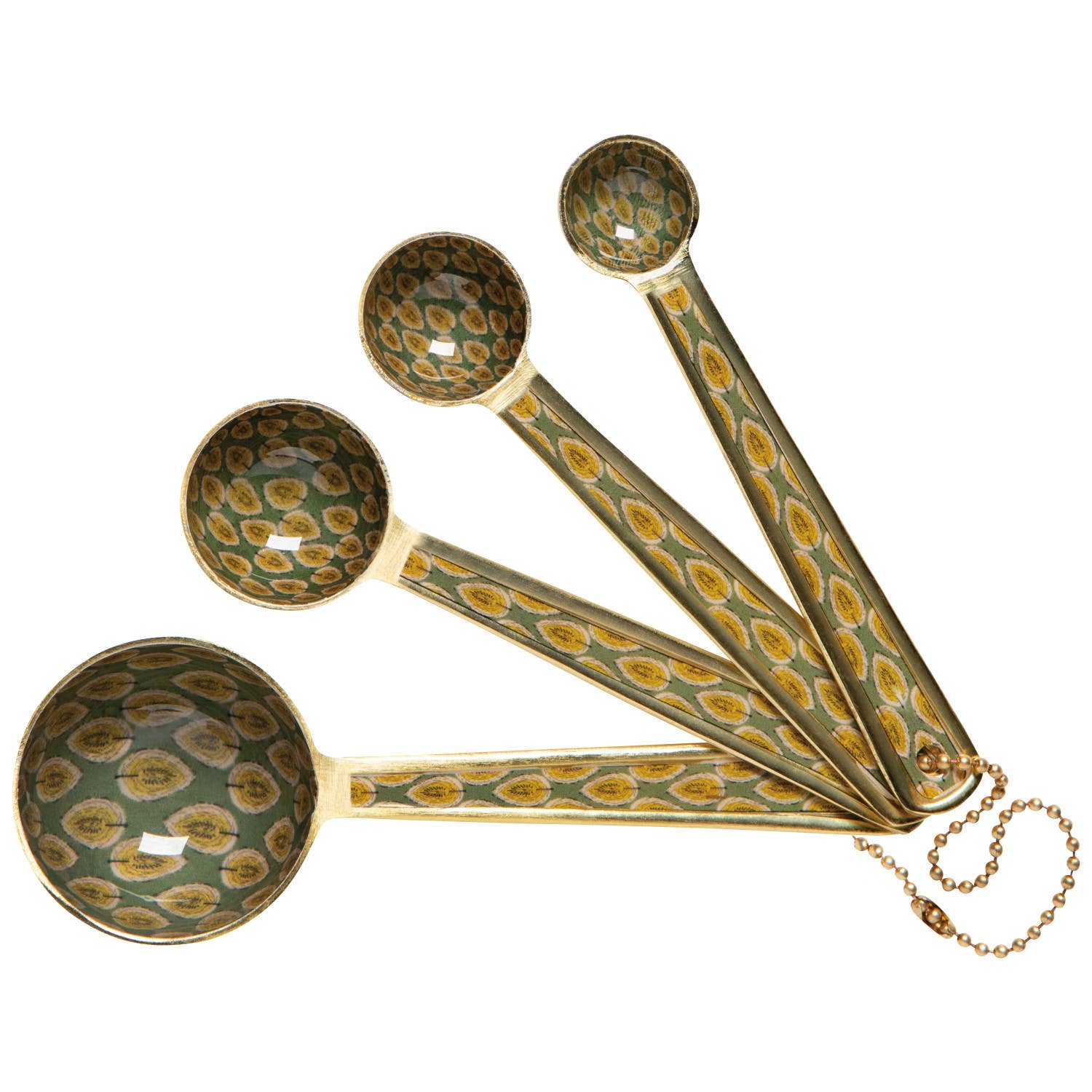 Danica Heirloom - Brio Enameled Measuring Spoons Set of 4 - Jennie Dots
