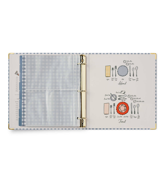 Rifle Paper Co. - Home Sweet Home Recipe Binder - Jennie Dots 