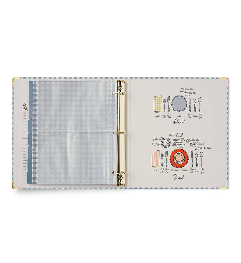 Rifle Paper Co. - Home Sweet Home Recipe Binder - Jennie Dots 