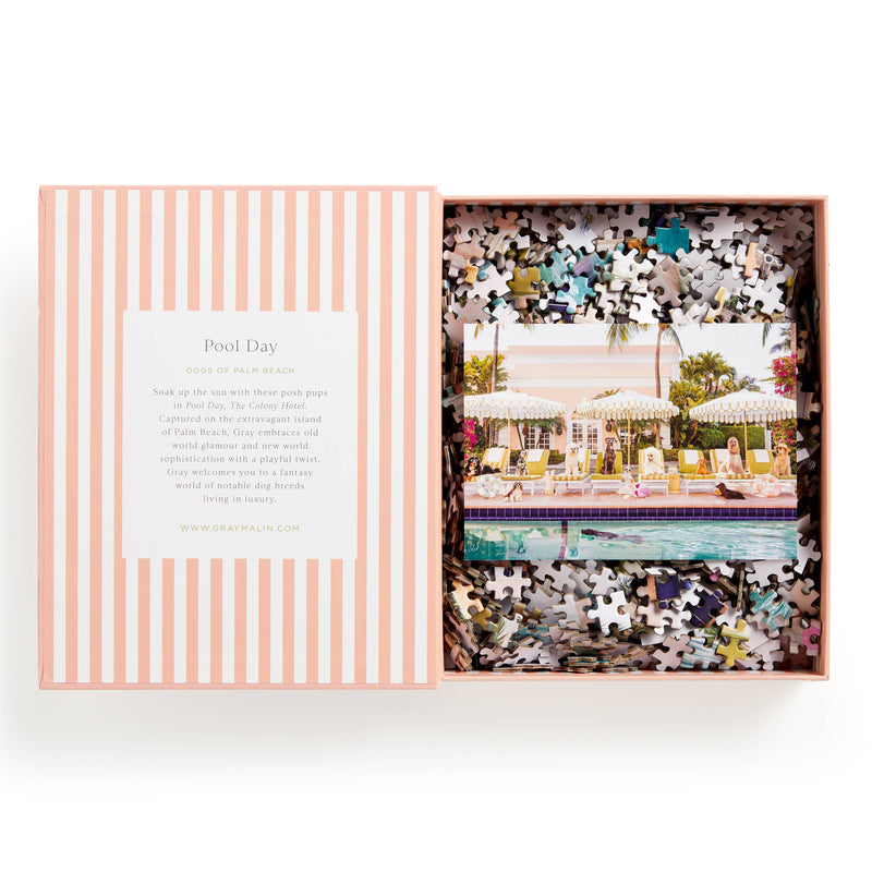 Gray Malin Palm Beach 1000 Piece Book Box Puzzle