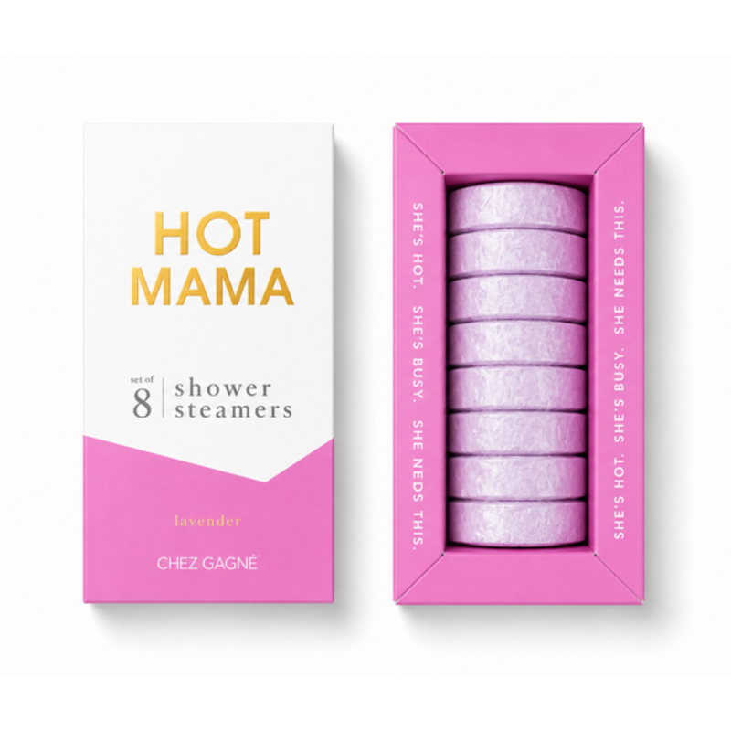 Chez Gagné - Hot Mama - Shower Steamer Gift Set for Mom, Lavender