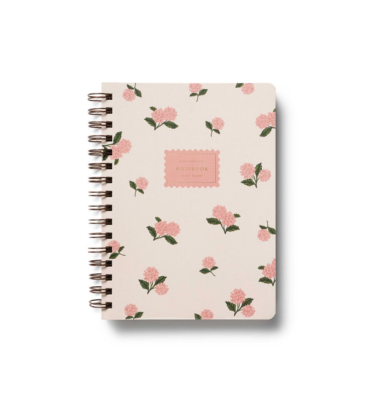 Rifle Paper Co. - Pink Hydrangea Spiral Notebook