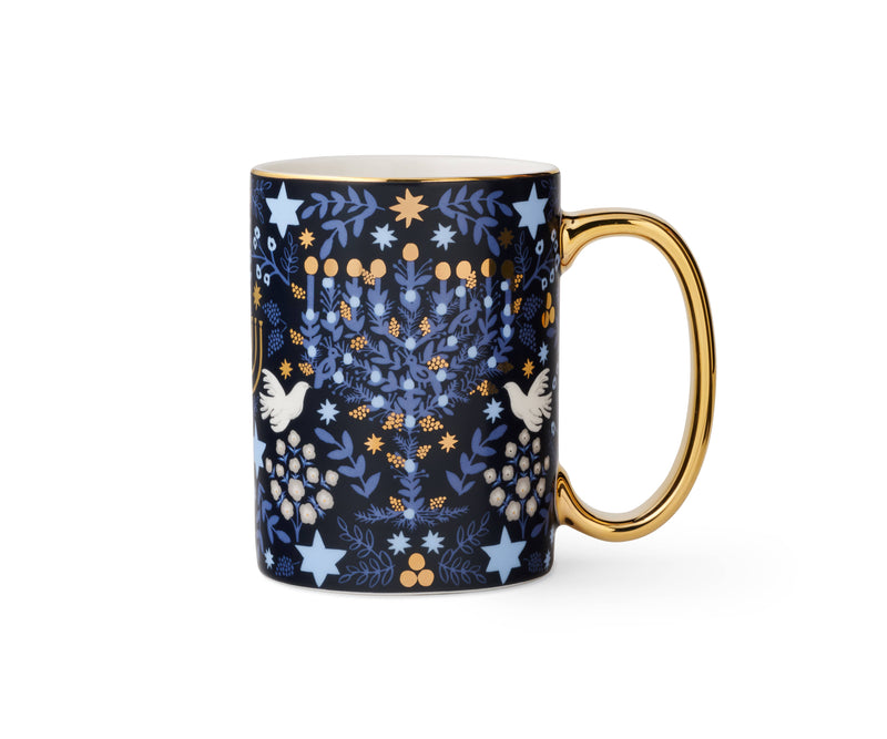 Rifle Paper Co. - Laurel Menorah Porcelain Mug